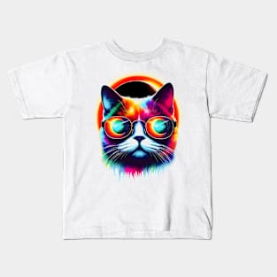 Cosmic Feline Kids T-Shirt